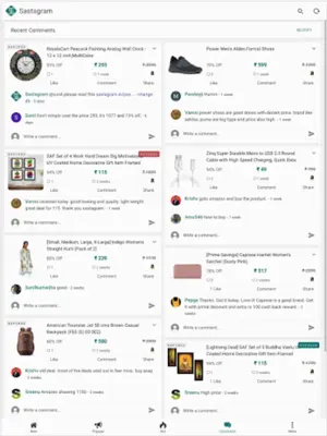 Sastagram - India Shopping Hot android App screenshot 0